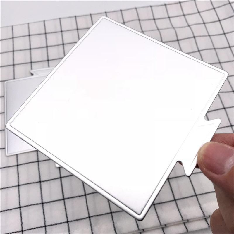 100pcs/Set Silvery Square Mousse Cake Boards Paper Cupcake Dessert Displays Tray Wedding - BAKEWARE : NEW ZEALAND