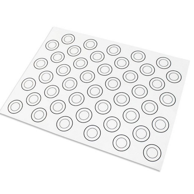 Aomily Silicone Dough Mat Bakeware 40*30cm Macaron 44 Circles Pastry Oven Pasta Tool Baking Sheet - BAKEWARE : NEW ZEALAND