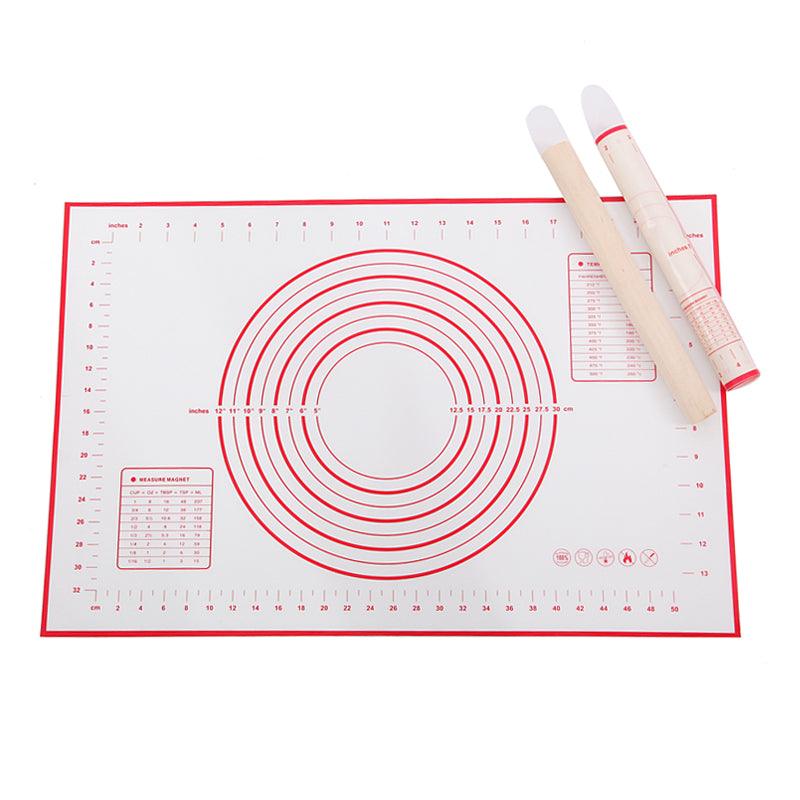 BAKINGCHEF Silicone Baking Mat Pizza Dough Maker Pastry Kitchen Gadgets Cooking Tools Utensils - BAKEWARE : NEW ZEALAND