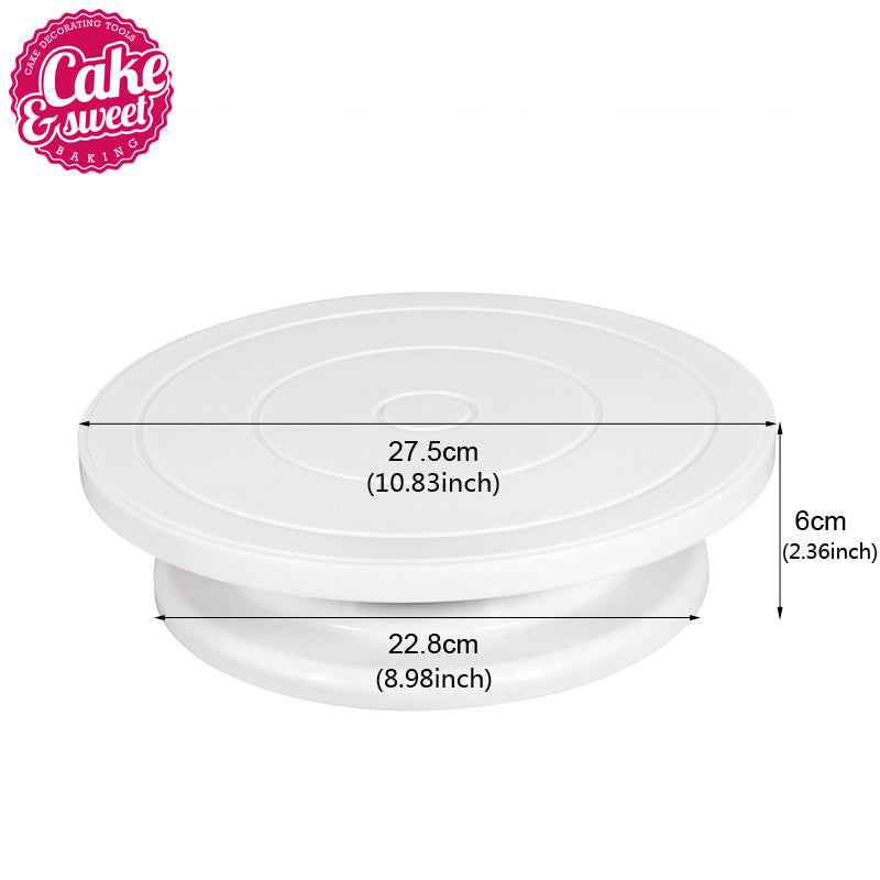 Cake Turntable Rotating Cake Decorating Turntable Stand Kitchen Display Stand Cake Swivel Plate