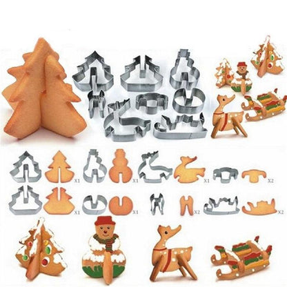 Christmas tools Various DIY Cookie Cutter Stainless Steel Cut Biscuit Mold Cooking Tools - BAKEWARE : NEW ZEALAND