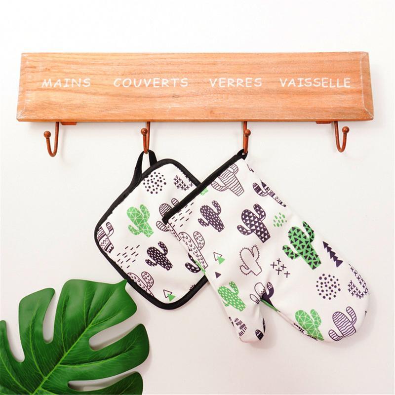 Cute Cotton Fashion Cactus Flamingo Kitchen Insulated Pad Cooking Microwave Baking BBQ Oven - BAKEWARE : NEW ZEALAND