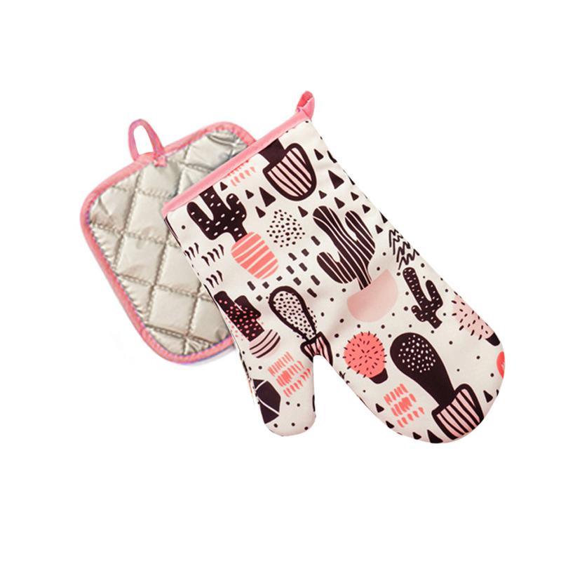 Cute Cotton Fashion Cactus Flamingo Kitchen Insulated Pad Cooking Microwave Baking BBQ Oven - BAKEWARE : NEW ZEALAND