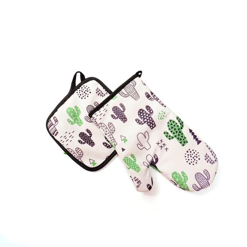 Cute Cotton Fashion Cactus Flamingo Kitchen Insulated Pad Cooking Microwave Baking BBQ Oven - BAKEWARE : NEW ZEALAND