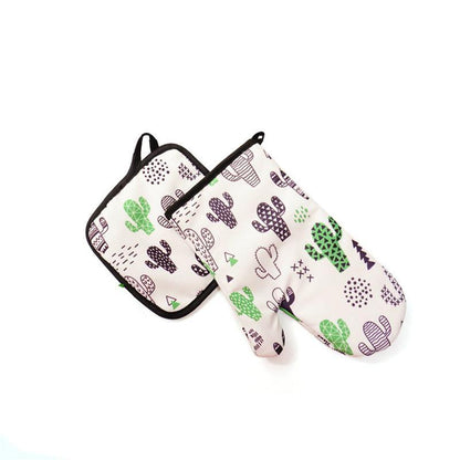 Cute Cotton Fashion Cactus Flamingo Kitchen Insulated Pad Cooking Microwave Baking BBQ Oven - BAKEWARE : NEW ZEALAND