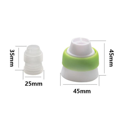 13PCS/Set Russian Icing Piping Tips 1 Pcs Silicone Bag 2 Coupler Leaf Nozzles Brush Cupcake - BAKEWARE : NEW ZEALAND