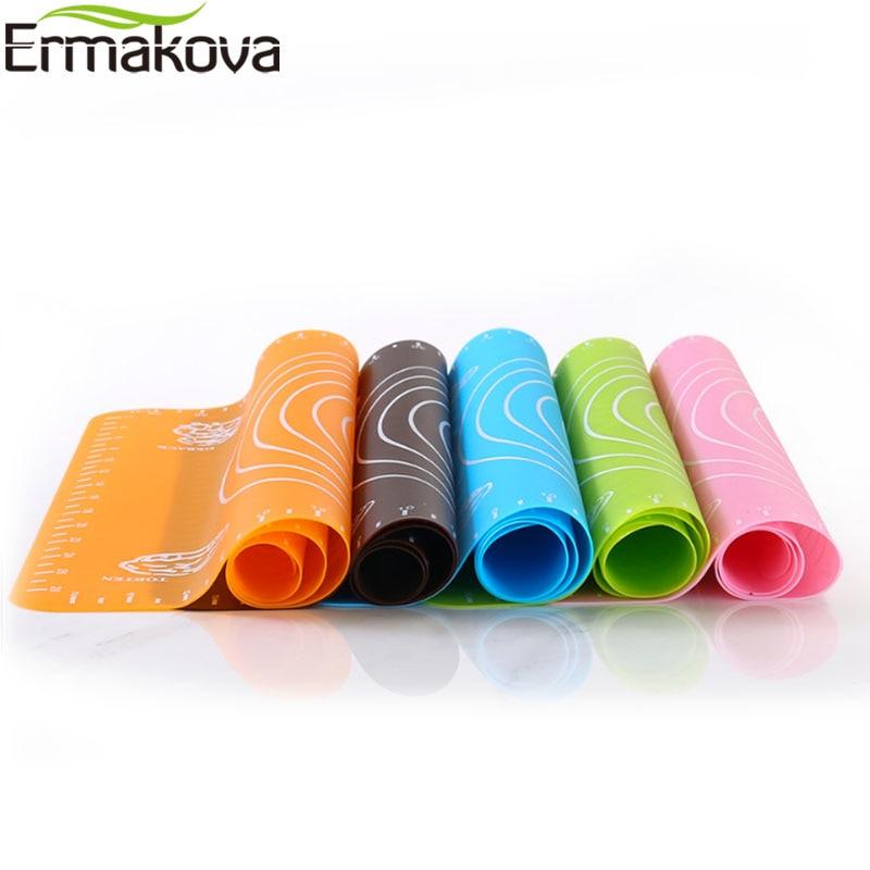 ERMAKOVA Non-Stick Silicone Baking Mat Dough Rolling Mat Heat Resistant Pad Pastry Board Silicone - BAKEWARE : NEW ZEALAND