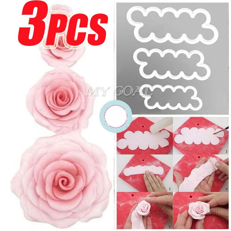 Rose Fondant Icing Tool Decor Mould Sugarcraft Tools Bakeware Sets Cake Decorating - BAKEWARE : NEW ZEALAND