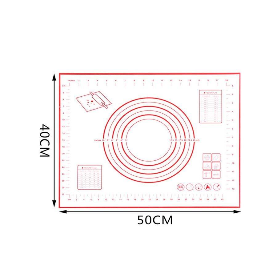 Extra Large 32"x24" Silicone Baking Mat - Non-Stick Non-Skid Pastry Mat with Measurements by Leeseph - BAKEWARE : NEW ZEALAND