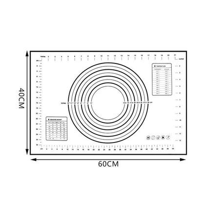 Extra Large 32"x24" Silicone Baking Mat - Non-Stick Non-Skid Pastry Mat with Measurements by Leeseph - BAKEWARE : NEW ZEALAND