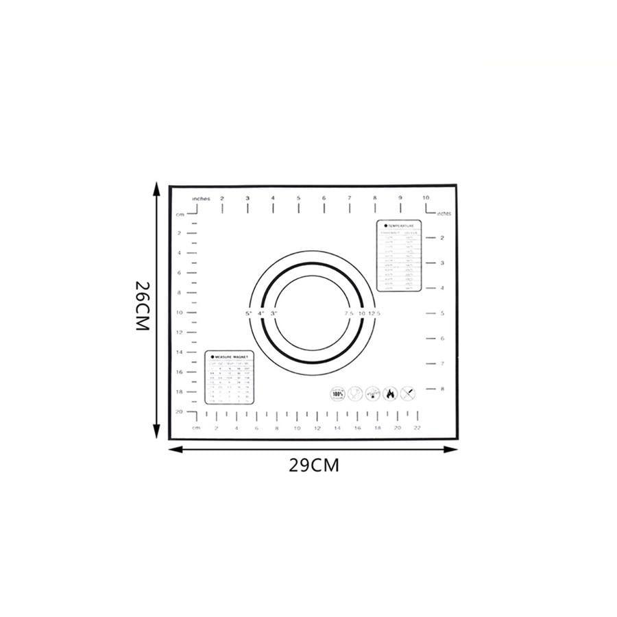 Extra Large 32"x24" Silicone Baking Mat - Non-Stick Non-Skid Pastry Mat with Measurements by Leeseph - BAKEWARE : NEW ZEALAND