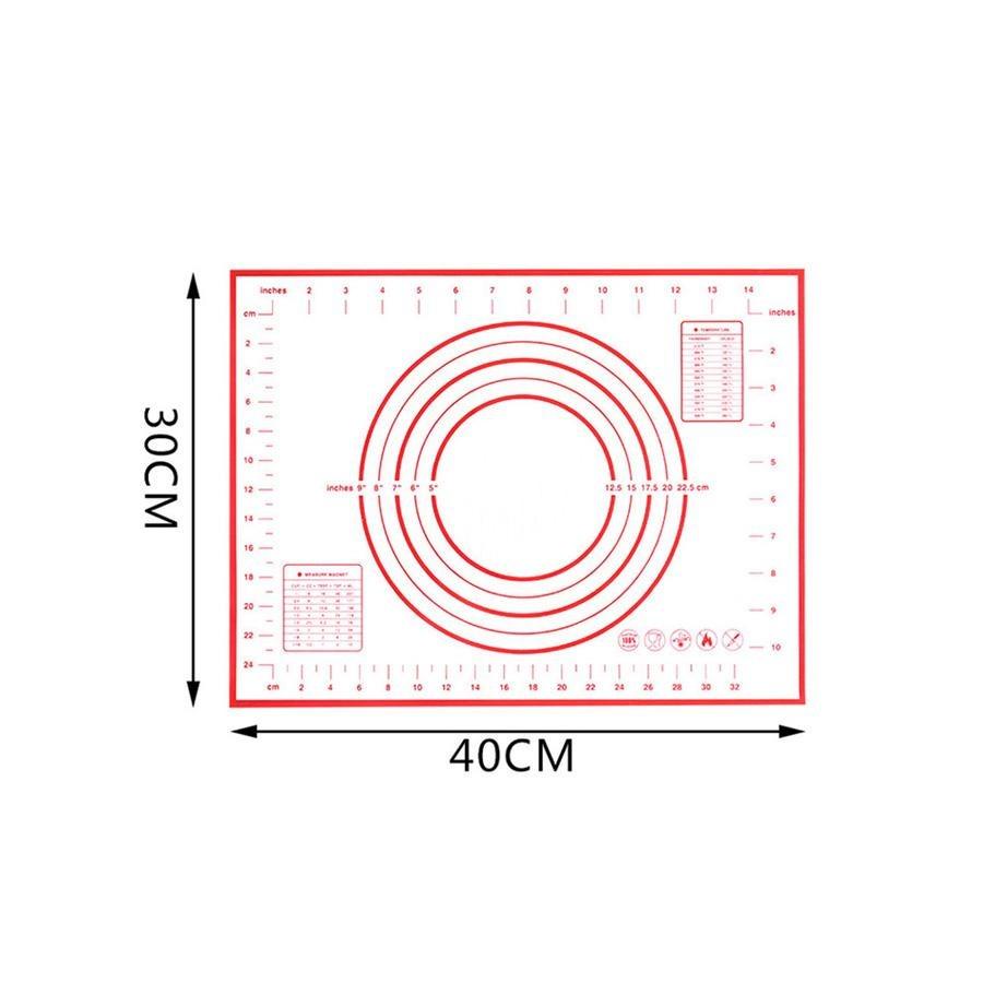 Extra Large 32"x24" Silicone Baking Mat - Non-Stick Non-Skid Pastry Mat with Measurements by Leeseph - BAKEWARE : NEW ZEALAND