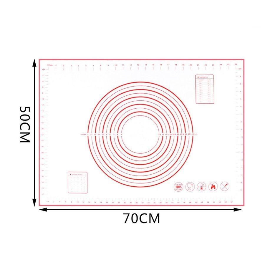 Extra Large 32"x24" Silicone Baking Mat - Non-Stick Non-Skid Pastry Mat with Measurements by Leeseph - BAKEWARE : NEW ZEALAND