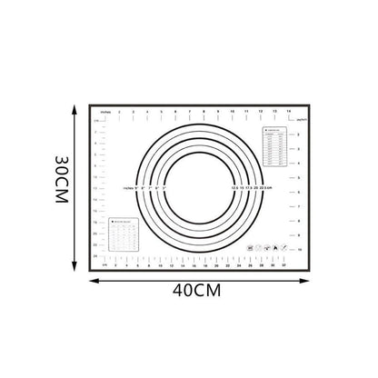 Extra Large 32"x24" Silicone Baking Mat - Non-Stick Non-Skid Pastry Mat with Measurements by Leeseph - BAKEWARE : NEW ZEALAND