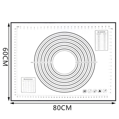 Extra Large 32"x24" Silicone Baking Mat - Non-Stick Non-Skid Pastry Mat with Measurements by Leeseph - BAKEWARE : NEW ZEALAND