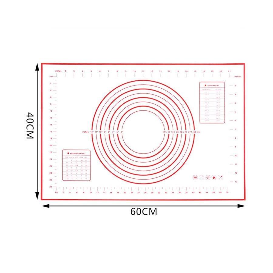 Extra Large 32"x24" Silicone Baking Mat - Non-Stick Non-Skid Pastry Mat with Measurements by Leeseph - BAKEWARE : NEW ZEALAND