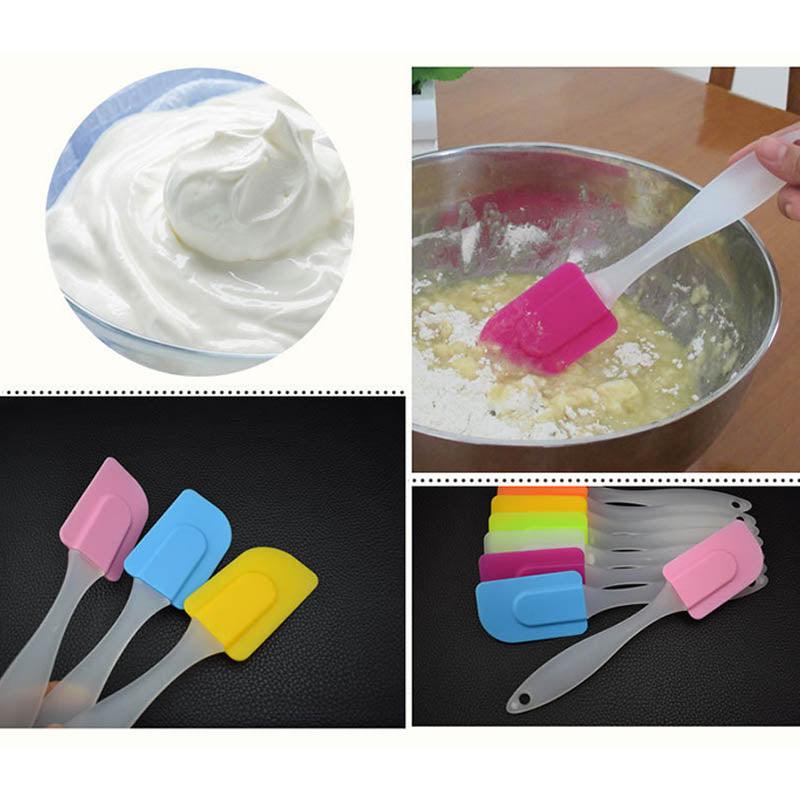 Food Grade Kitchen Gadgets Cooking Baking Tools Pastry Scraper Non-stick Silicone Butter Cream - BAKEWARE : NEW ZEALAND