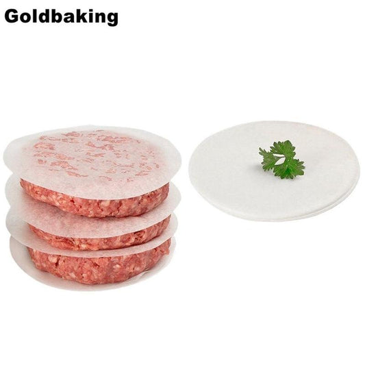 Goldbaking Round Parchment Paper Liners Safe For Oven and Electronic BBQ Grill Wax Paper Hamburger - BAKEWARE : NEW ZEALAND