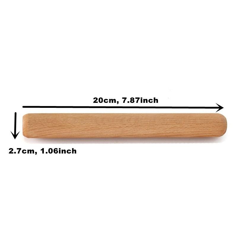 Goldbaking Wood Rolling Pin Dough Roller Classic for Baking Pie Pizza - BAKEWARE : NEW ZEALAND