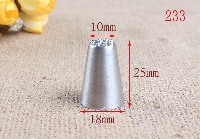 Grass Cream Icing Nozzles Stainless Steel Pastry Decoration Cupcake Head Cake Decorating Tools