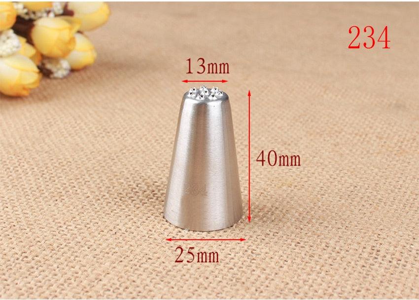 Grass Cream Icing Nozzles Stainless Steel Pastry Decoration Cupcake Head Cake Decorating Tools