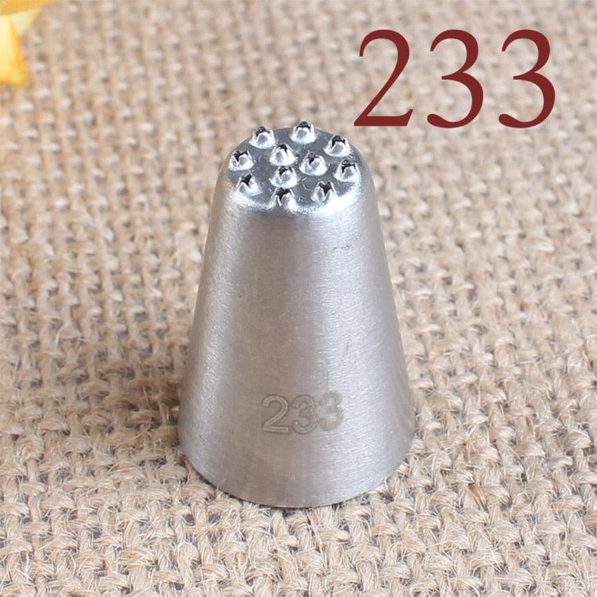 Grass Cream Icing Nozzles Stainless Steel Pastry Decoration Cupcake Head Cake Decorating Tools