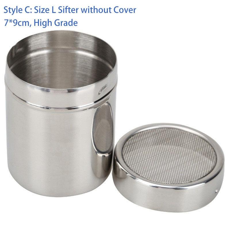 Stainless Steel Chocolate Shaker Icing Sugar Powder Flour Powder Cocoa Coffee Sifter - BAKEWARE : NEW ZEALAND