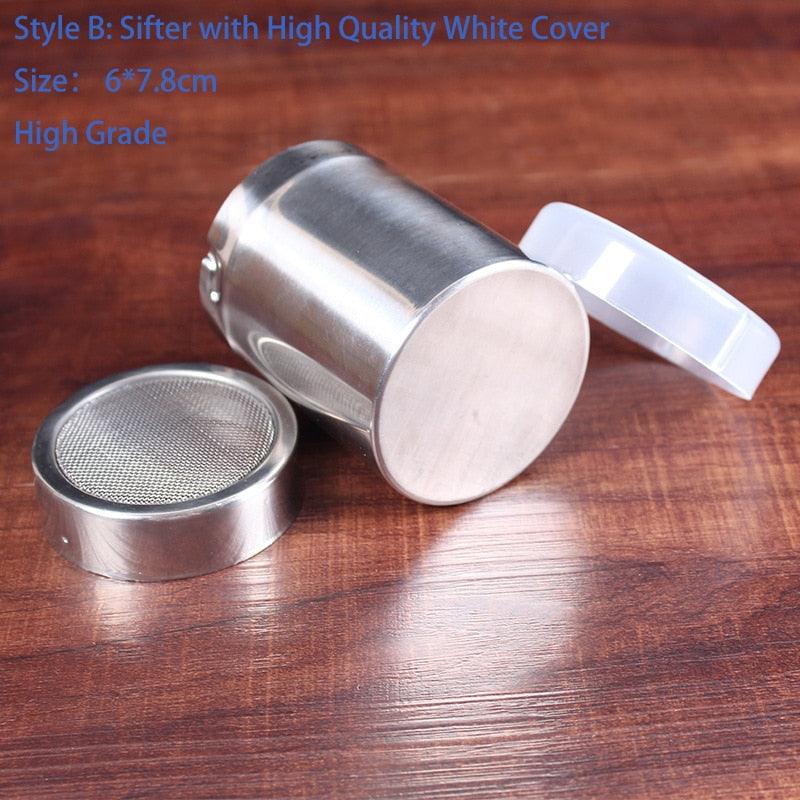 Stainless Steel Chocolate Shaker Icing Sugar Powder Flour Powder Cocoa Coffee Sifter - BAKEWARE : NEW ZEALAND