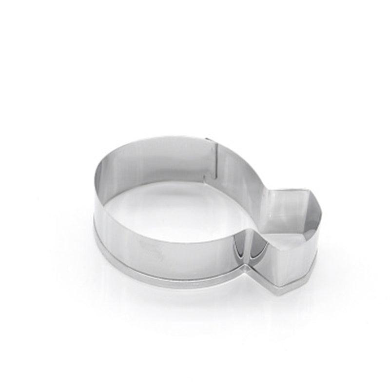 Hot Lady Wedding Party Diamond Ring Cookie Mold Stainless Steel Kitchen Accessories Baking Tools - BAKEWARE : NEW ZEALAND