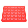 JX-LCLYL Reusable Silicone Heart Shaped Macaron Mat Pastry Sheet Muffin Tray Baking Mold - BAKEWARE : NEW ZEALAND