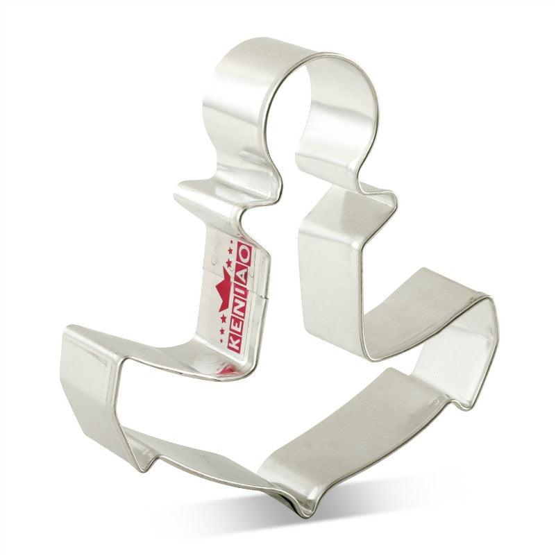 KENIAO Anchor Cookie Cutter for Kids Birthday Party - Biscuit / Fondant / Pastry /Bread Cutter - 9.4