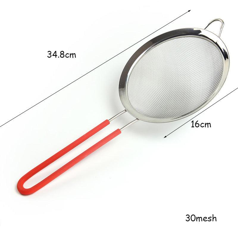 Kitchen Fine Mesh Flour Sifter Professional Round Stainless Steel Flour Sieve Strainer Sifters