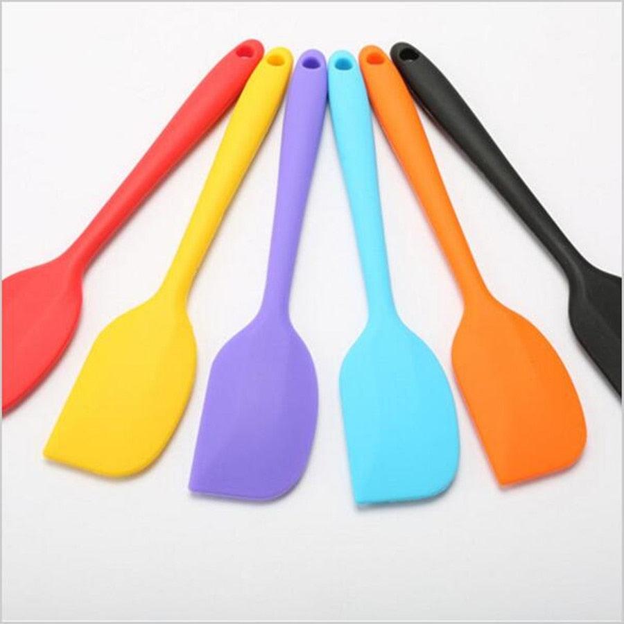 Kitchen Silicone Cream Butter Cake Spatula Mixing Batter Scraper Brush Butter Mixer Cake Brushes - BAKEWARE : NEW ZEALAND