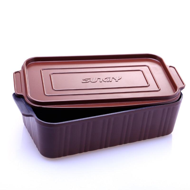 Lunch Box Die-cast Aluminum Box Multifunction Toast Bread Dish Non-stick No Peculiar Smell Loaf Pans - BAKEWARE : NEW ZEALAND