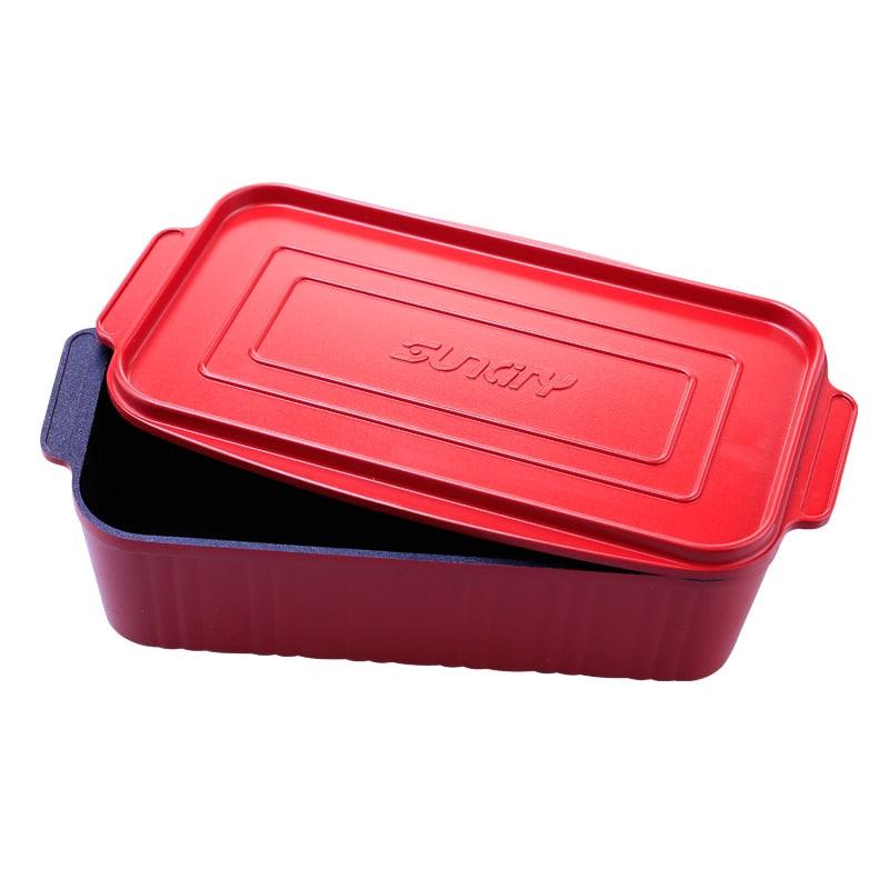 Lunch Box Die-cast Aluminum Box Multifunction Toast Bread Dish Non-stick No Peculiar Smell Loaf Pans - BAKEWARE : NEW ZEALAND