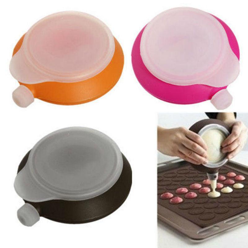 Macaron cake dispenser Decorating Pen Pastry Cream Cake Muffin  batter 3 Nozzle Set Kit Silicone - BAKEWARE : NEW ZEALAND