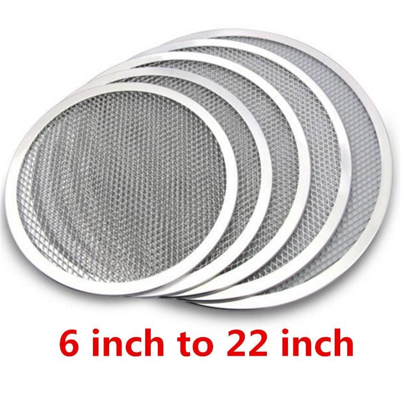 Mesh Grill Pizza Screen Round Baking Tray Accessories Net Kitchen Tools Ovens Kit Molds for Pizza, - BAKEWARE : NEW ZEALAND