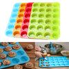 Mini Muffin Cup 12 or 24 Cavity Silicone Cake Molds Soap Cookies Cupcake Bakeware Pan Tray Mold Home - BAKEWARE : NEW ZEALAND