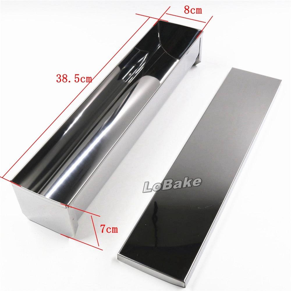 8*7*38.5cm half round sylinder shape top grade stainless steel bread mold metal loaf mould toast - BAKEWARE : NEW ZEALAND