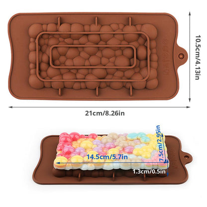 New Silicone Chocolate Mold 3D Shapes Mold Fun Baking Tools For Jelly Candy Numbers Fruit Cake Kitchen Gadgets DIY Homemade