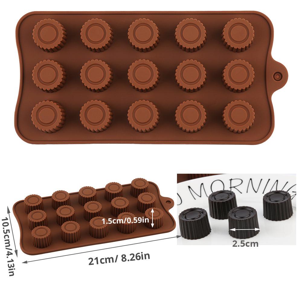 New Silicone Chocolate Mold 3D Shapes Mold Fun Baking Tools For Jelly Candy Numbers Fruit Cake Kitchen Gadgets DIY Homemade