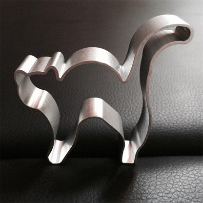 Aluminium alloy Halloween Cat shape cookie cutter Cake cutter cookies mold