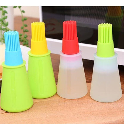 Oil Brush Safety Flapjack Barbecue Supplies Oil Brushes Silicone Baking Kitchen Oil - BAKEWARE : NEW ZEALAND