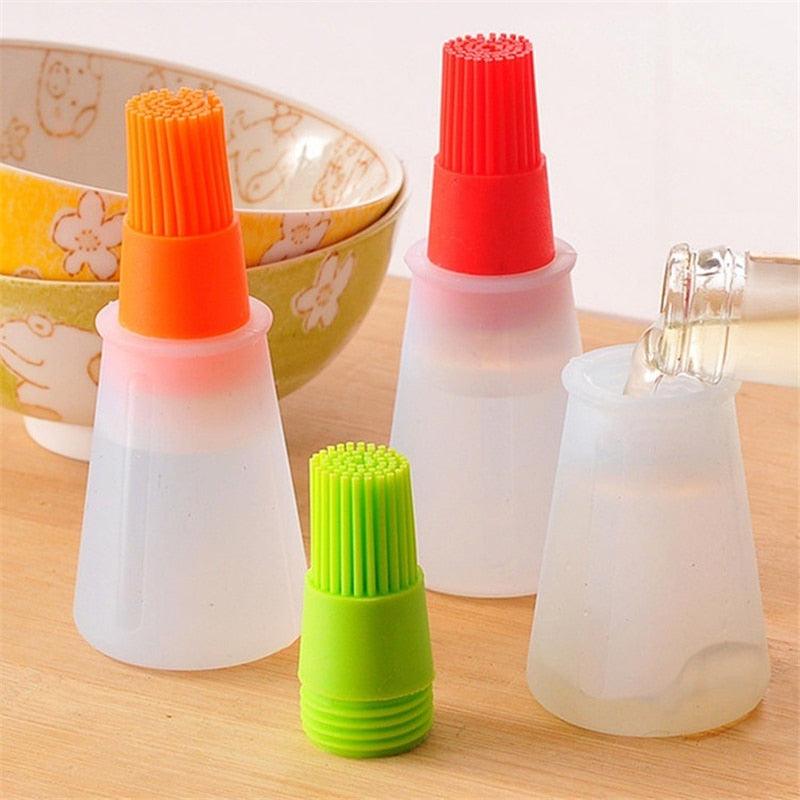 Oil Brush Safety Flapjack Barbecue Supplies Oil Brushes Silicone Baking Kitchen Oil - BAKEWARE : NEW ZEALAND