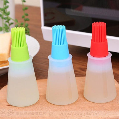 Oil Brush Safety Flapjack Barbecue Supplies Oil Brushes Silicone Baking Kitchen Oil - BAKEWARE : NEW ZEALAND