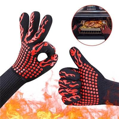 Oven Mitt Baking Glove Extreme Heat Resistant Multi-Purpose Grilling Cook Gloves Kitchen Barbecue - BAKEWARE : NEW ZEALAND