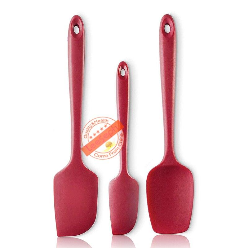 Professional Grade - 3 and 4 Piece Silicone Spatula Set - Heat-Resistant Seamless Rubber Spatulas - BAKEWARE : NEW ZEALAND