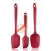 Professional Grade - 3 and 4 Piece Silicone Spatula Set - Heat-Resistant Seamless Rubber Spatulas - BAKEWARE : NEW ZEALAND