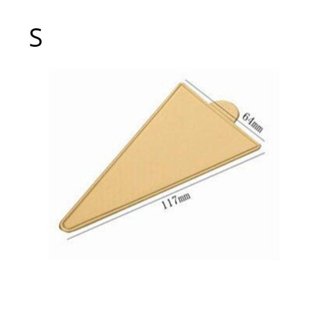 100pcs 8cm Round Mousse Cake Boards Gold Paper Cupcake Dessert Displays Tray Decorative Tools Kit