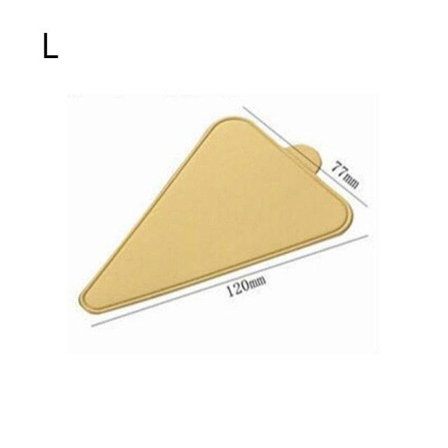 100pcs 8cm Round Mousse Cake Boards Gold Paper Cupcake Dessert Displays Tray Decorative Tools Kit